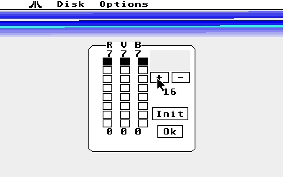 Rasters Construction Kit atari screenshot